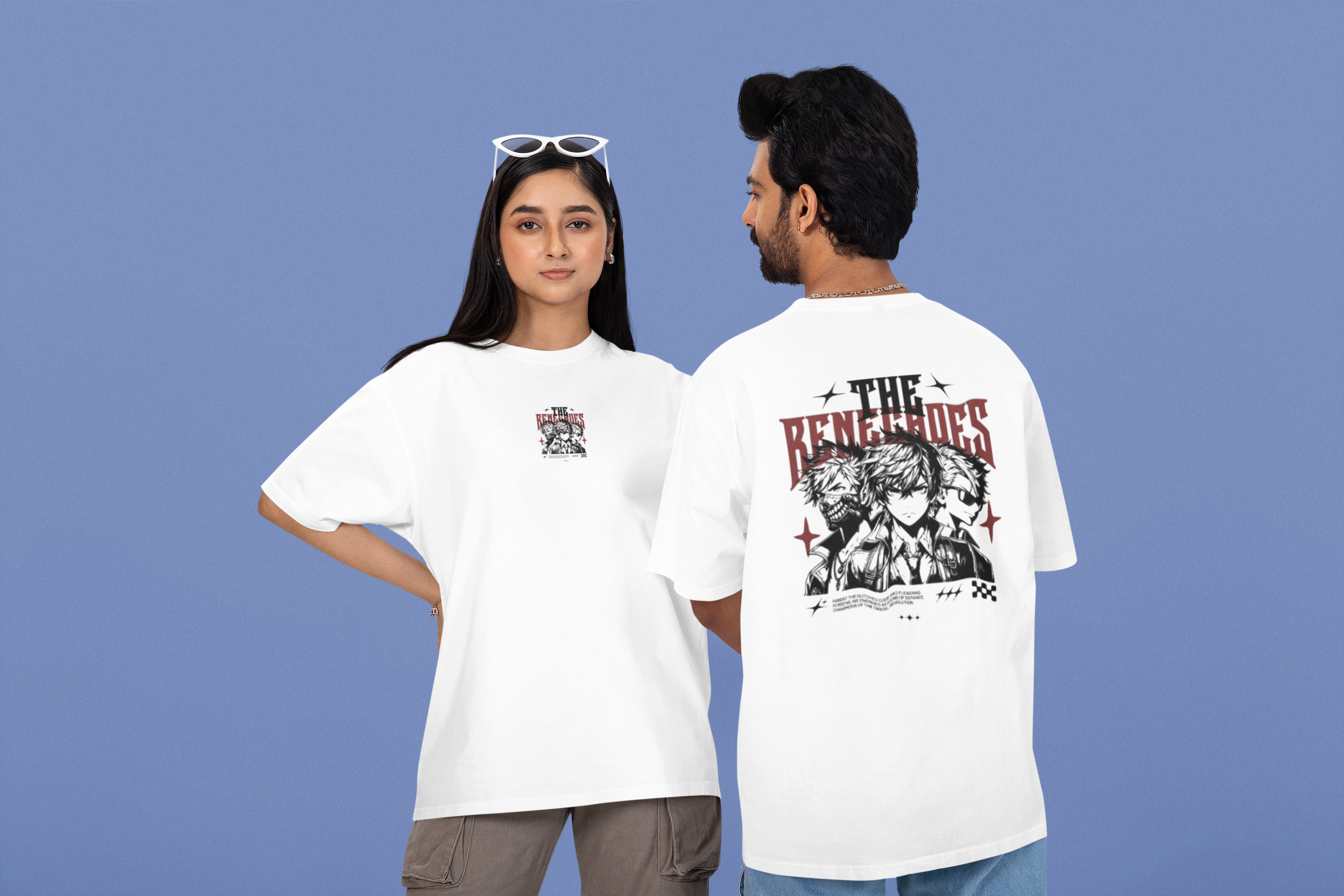 Ranchoes Oversized T-Shirt - Green Cotton