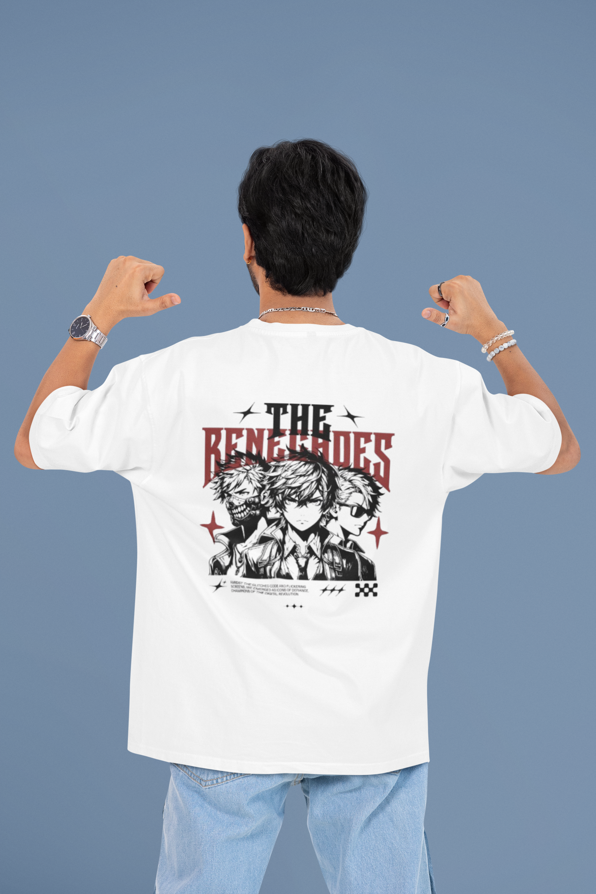 Ranchoes Oversized T-Shirt - Green Cotton