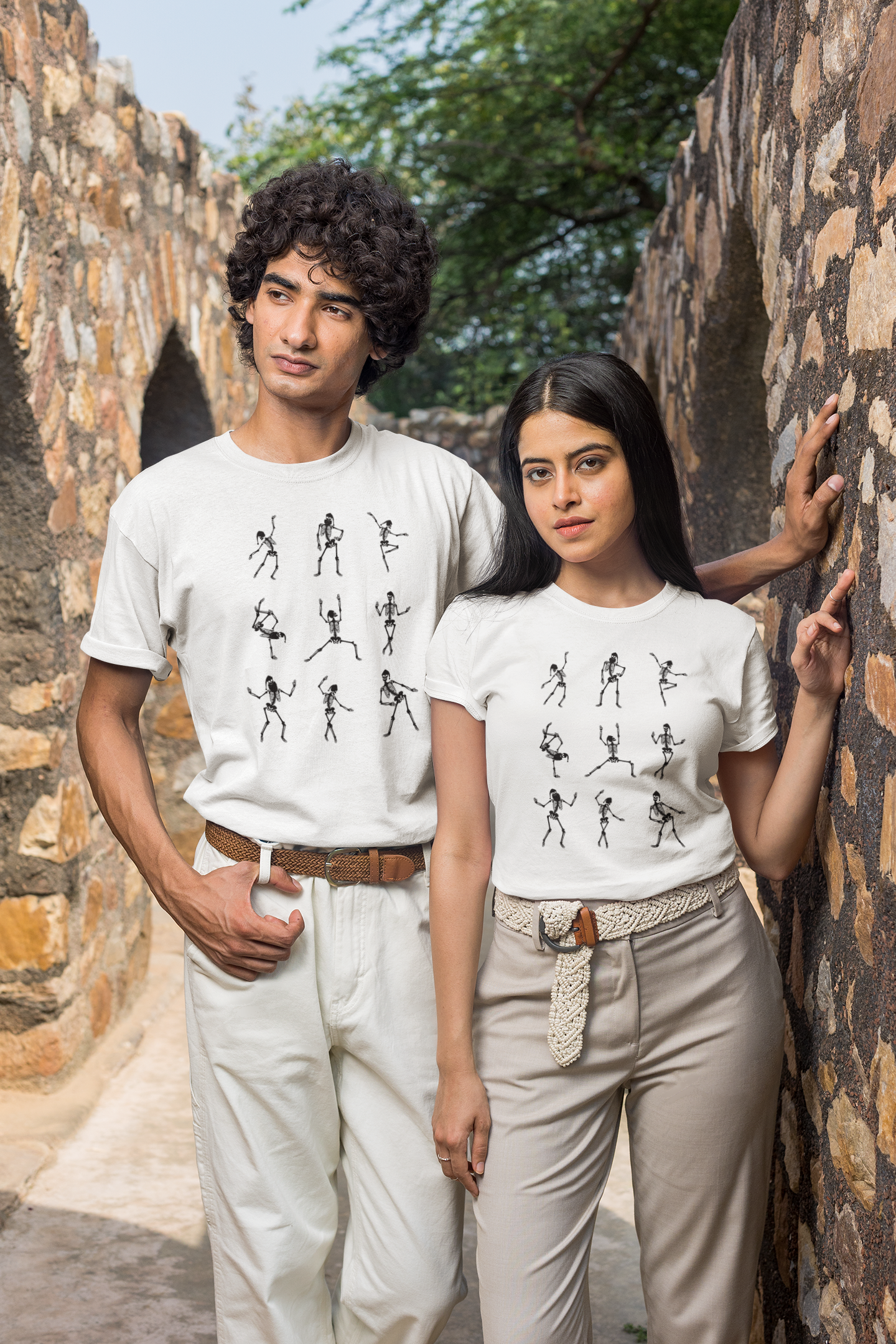 Statue Strength Regular Fit T-Shirt - Green Cotton