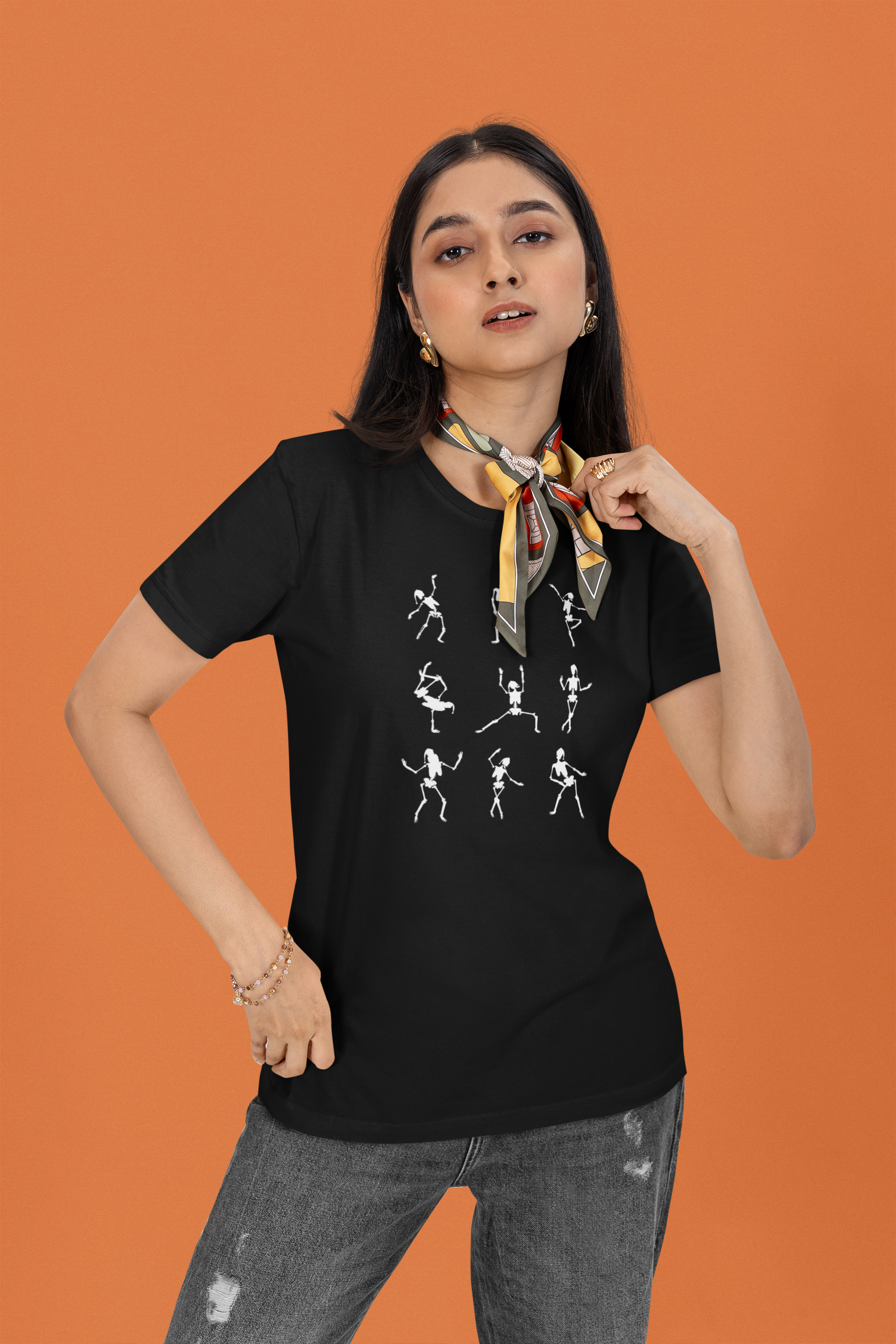Statue Strength Regular Fit T-Shirt - Green Cotton
