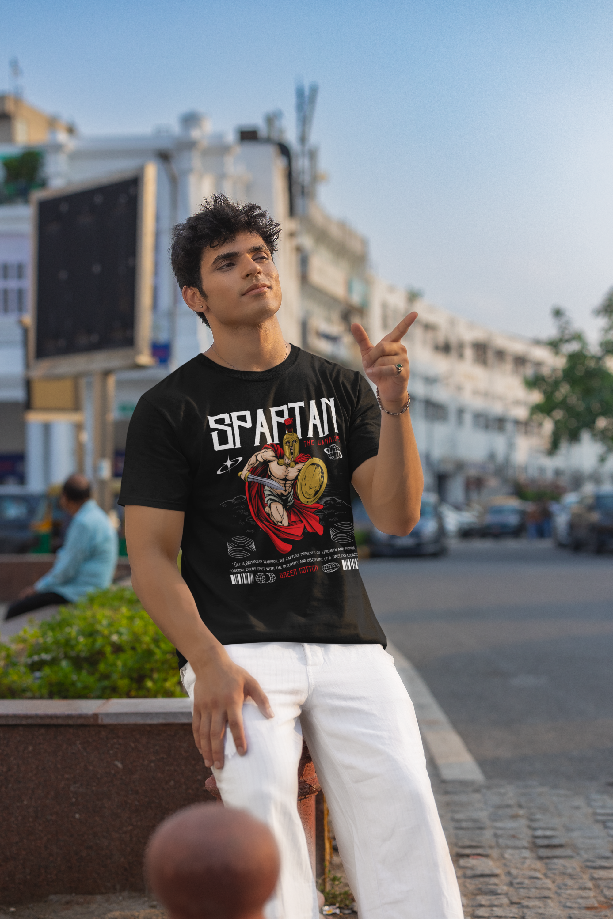 Spartan Premium Regular T-Shirt - Green Cotton