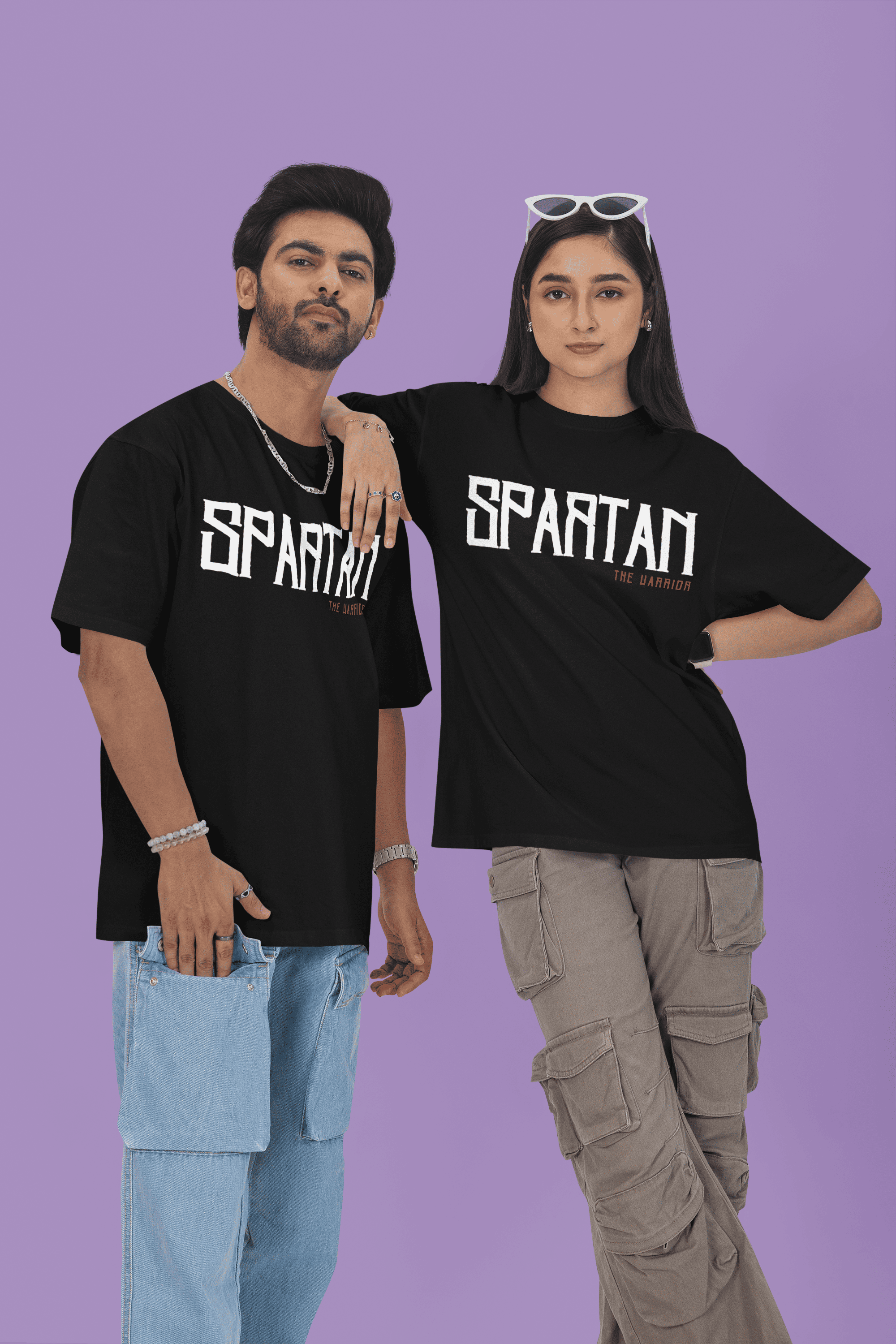 Spartan Oversized Premium T-Shirt - Green Cotton
